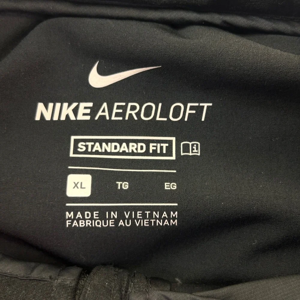 Nike AeroLoft Repel Jacket Goose Down XL Black Gorpcore Techwear Running